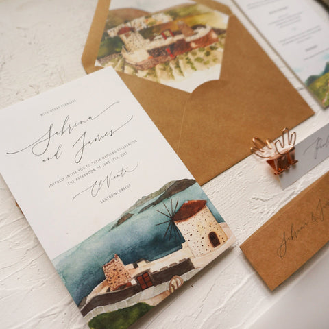 Funky Wedding Invitation |Venue Wedding Invitation| Sweet Dates Prints