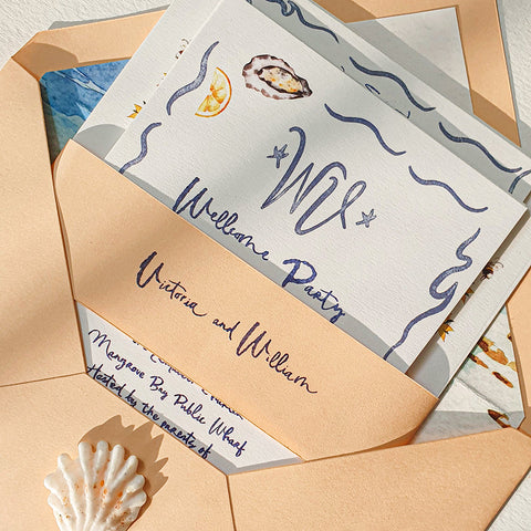 Ocean Whispers: Animal-Inspired Invitation Suite 102