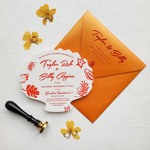 Cancun Mexican Custom Invitation 79