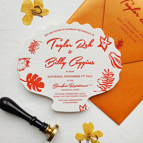 Cancun Mexican Custom Invitation 79