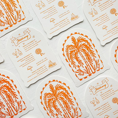 Cancun Mexican Custom Invitation 79