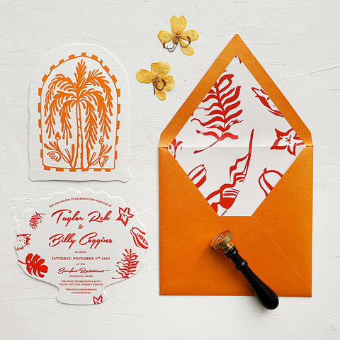 Cancun Mexican Custom Invitation 79