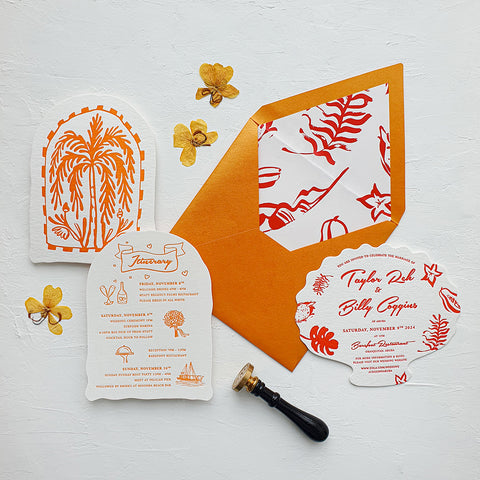 Cancun Mexican Custom Invitation 79