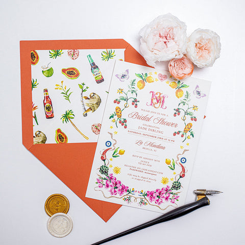 Floral Elegance Wedding Stationery Suite 112