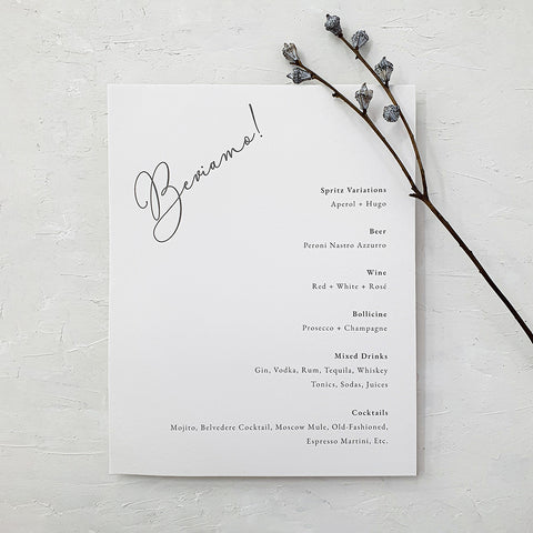 Hand-Painted Amalfi Romantic Wedding Invitation 106