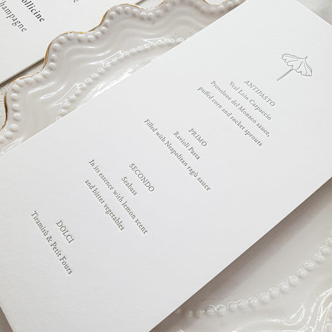 Hand-Painted Amalfi Romantic Wedding Invitation 106