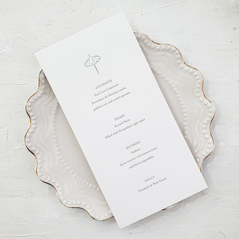 Hand-Painted Amalfi Romantic Wedding Invitation 106