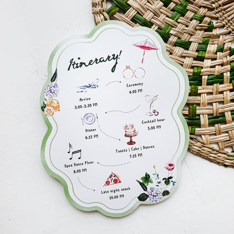 Hand-Painted Amalfi Romantic Wedding Invitation 106