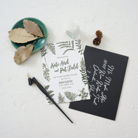 Black And White Wedding Invitations | Invitation | Sweet Dates Prints