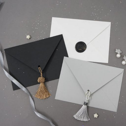 Blind Letterpress Geometric Modern Wedding Invitation 31