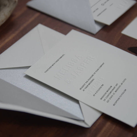 Contemporary Wedding Invitations | Wedding Invite | Sweet Dates Prints